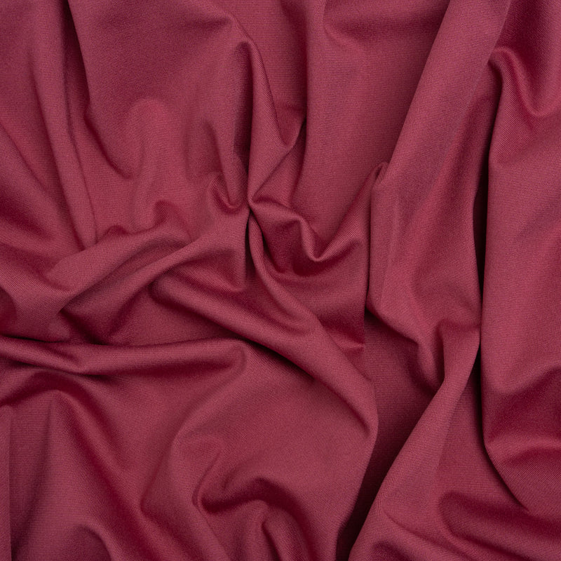 Polyester Interlock Knit - Mulberry