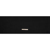 Stretch Polyester 3x10 Rib Knit - Caviar Black