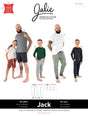 Sewing Pattern: Jack Pull-On Lounge Pants and Shorts by Jalie