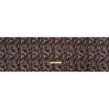 Stretch Flowers and Cranes Jacquard Print - Brown and Black Plaid - Mood Exclusive Long Live