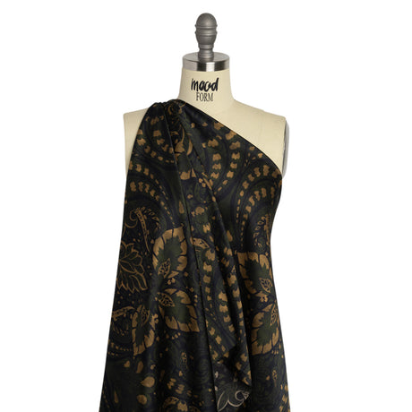 Mood Exclusive Daring Darkness Polyester Satin Faced Crepe