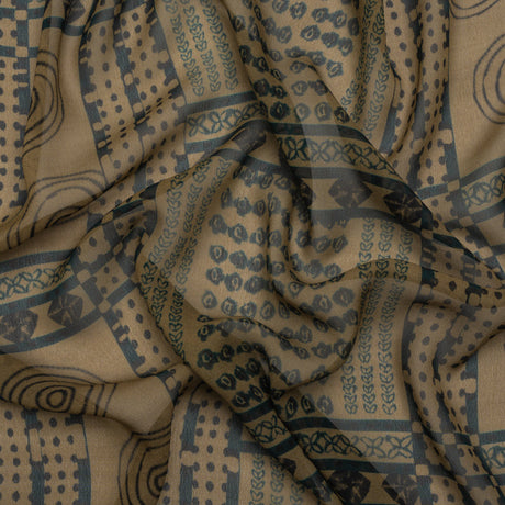 Mood Exclusive Tarnished but Grand Viscose Chiffon