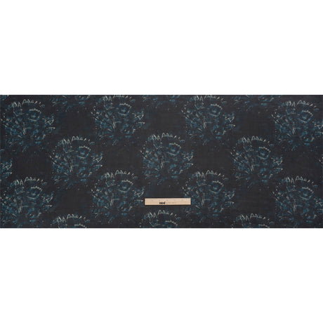 Mood Exclusive Navy All Fanned Out Viscose Chiffon