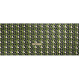 Geometric Burnout Polyester Woven Print - Green Divided Squares - Mood Exclusive Healthshire Hills