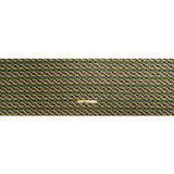 Geometric Burnout Polyester Woven Print - Green Zig Zags - Mood Exclusive Wicked Will Island