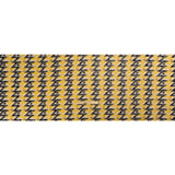 Geometric Burnout Polyester Woven Print - Cream, Yellow and Black Geometric - Mood Exclusive Treasures Untold