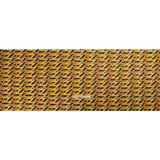 Geometric Burnout Polyester Woven Print - Golden Yellow and Black Geometric - Mood Exclusive Treasures Untold