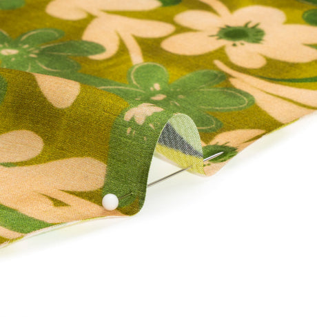 Mood Exclusive Green Tree of Life Striped Viscose Dobby