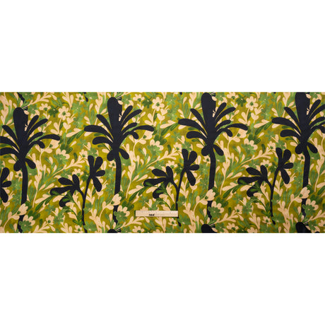 Mood Exclusive Green Tree of Life Striped Viscose Dobby