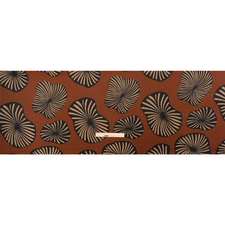 Mood Exclusive Brown Maggie's Medallions Striped Viscose Dobby