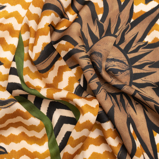Mood Exclusive Solar Soulmate Striped Viscose Dobby Panel