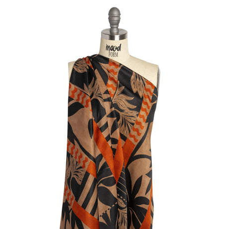 Mood Exclusive Through the Shutters Striped Viscose Dobby Panel