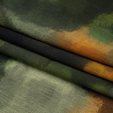 Mood Exclusive Green Fade Away Lightweight Polyester Crepe
