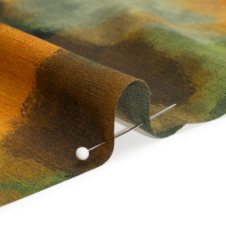 Mood Exclusive Green Fade Away Lightweight Polyester Crepe