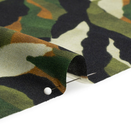 Mood Exclusive Green Drowsy in Daintree Lightweight Polyester Crepe