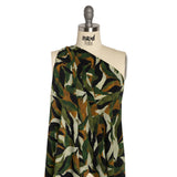 Mood Exclusive Green Drowsy in Daintree Lightweight Polyester Crepe