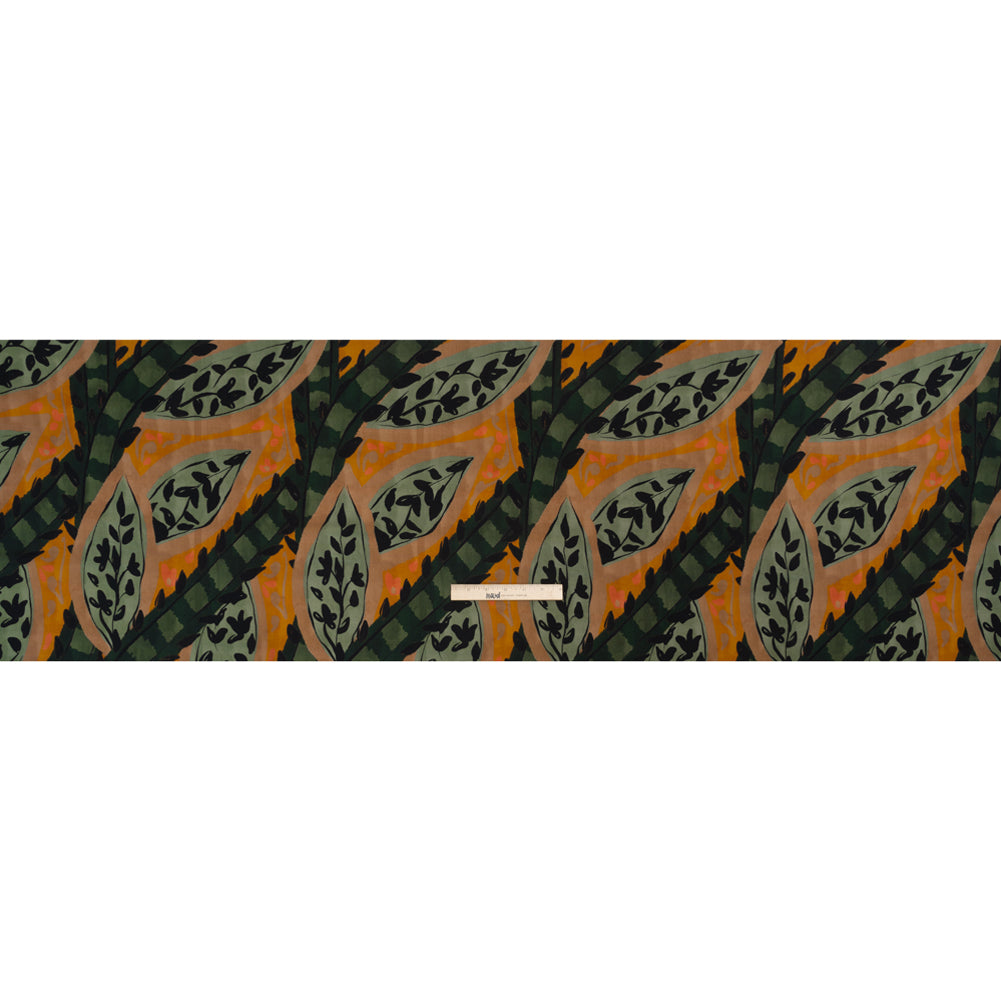 Mood Exclusive Mustard Vine Time Lightweight Recycled Polyester Crepe