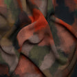 Mood Exclusive Red Fade Away Lightweight Polyester Crepe