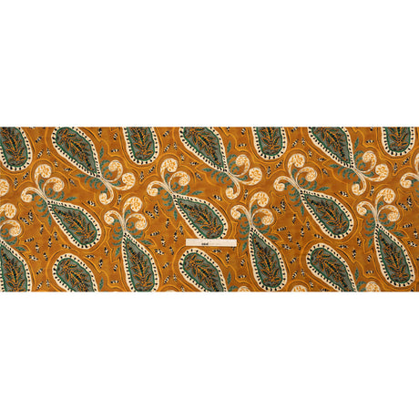 Mood Exclusive Tan Bountiful Blooms Lightweight Polyester Crepe