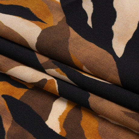 Mood Exclusive Brown Drowsy in Daintree Lightweight Polyester Crepe