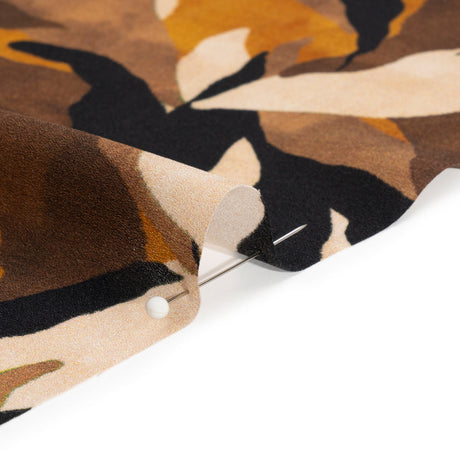 Mood Exclusive Brown Drowsy in Daintree Lightweight Polyester Crepe