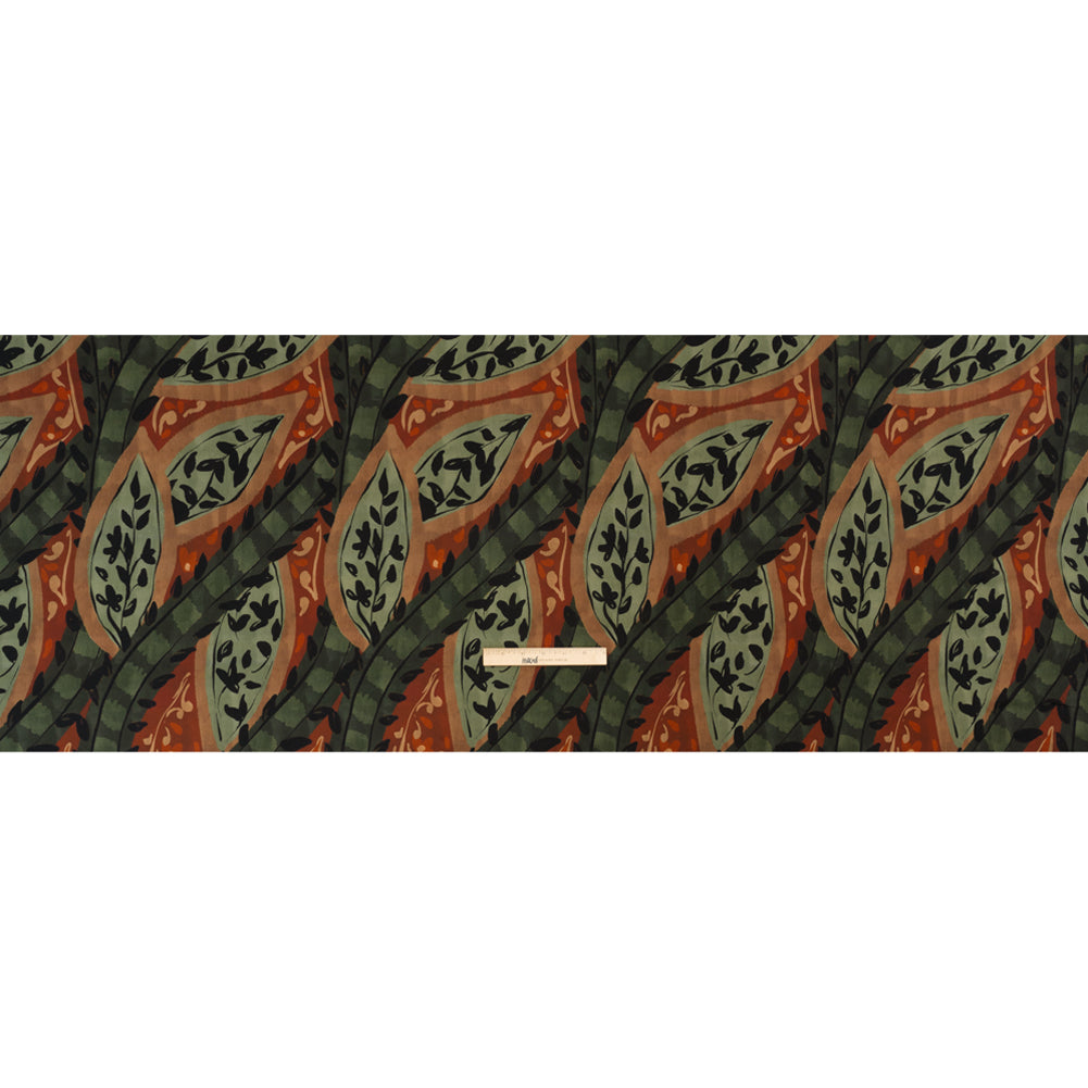 Mood Exclusive Rust Vine Time Lightweight Recycled Polyester Crepe