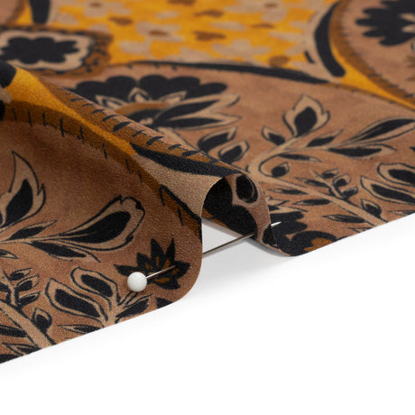 Mood Exclusive Brown Vale of Victoria Lightweight Polyester Crepe