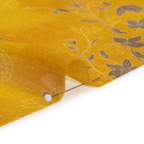 Mood Exclusive Goldenrod Quietly Cascades Viscose Chiffon