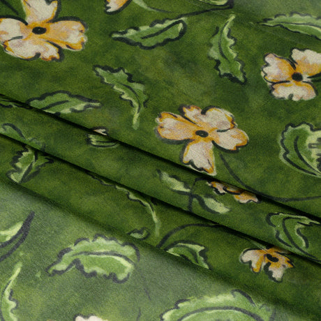 Mood Exclusive Green Beautiful Fool Viscose Chiffon