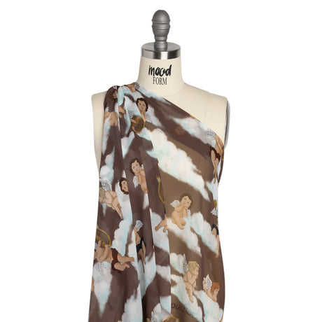 Mood Exclusive Taupe Drowsy Dreamers Viscose Chiffon