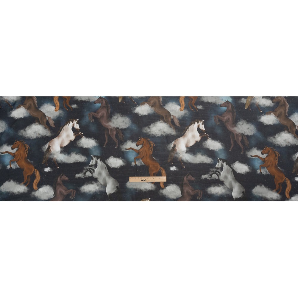 Mood Exclusive Rearing Racers Viscose Chiffon
