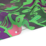 Mood Exclusive Neon Green Nefarious Fiends Viscose Chiffon