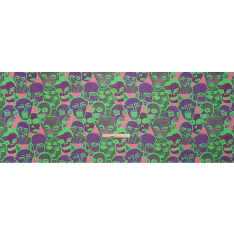 Mood Exclusive Neon Green Nefarious Fiends Viscose Chiffon