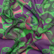 Mood Exclusive Neon Green Nefarious Fiends Viscose Chiffon