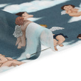 Mood Exclusive Blue Drowsy Dreamers Viscose Chiffon