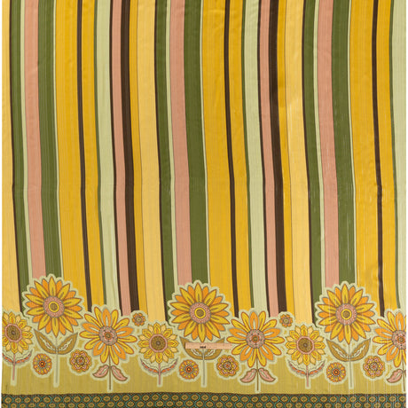 Mood Exclusive Matilda's Garden Metallic Striped Viscose Dobby Panel