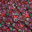 Crinkled Cotton Gauzy Woven Print - Red, Pink and Green Floral - Mood Exclusive The Perks of Being