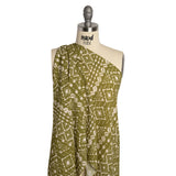 Mood Exclusive Green Sumatra Summit Crinkled Gauzy Viscose Crepe