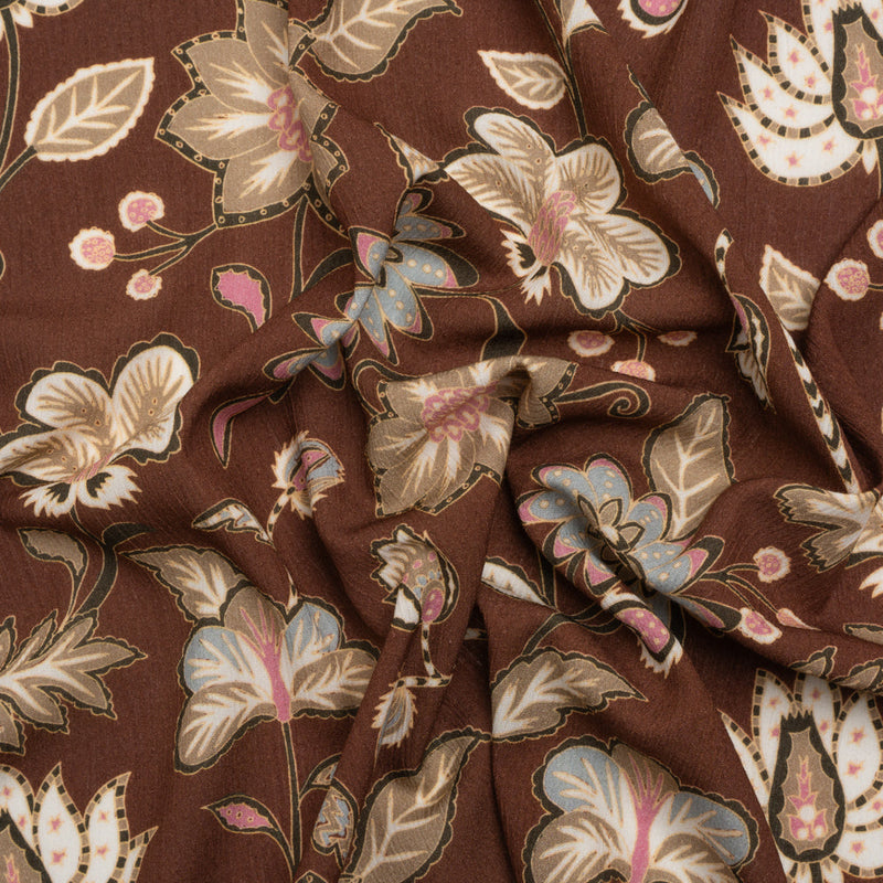 Mood Exclusive Cranbury County Crinkled Gauzy Viscose Crepe