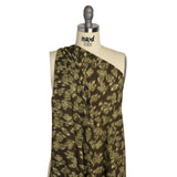 Mood Exclusive Olive Fragrant Feelings Crinkled Gauzy Viscose Crepe