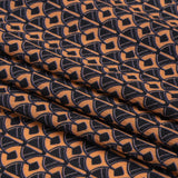 Mood Exclusive Columns and Arches Crinkled Gauzy Viscose Crepe