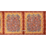 Mood Exclusive Orange In Her Hair Crinkled Gauzy Viscose Crepe Panel