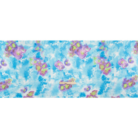 Mood Exclusive Blue Mindful Mapping Striped Viscose Dobby