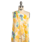 Mood Exclusive Yellow Mindful Mapping Striped Viscose Dobby