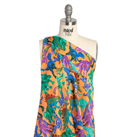 Mood Exclusive Jurassic Jubilee Striped Viscose Dobby