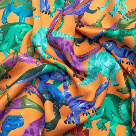 Mood Exclusive Jurassic Jubilee Striped Viscose Dobby
