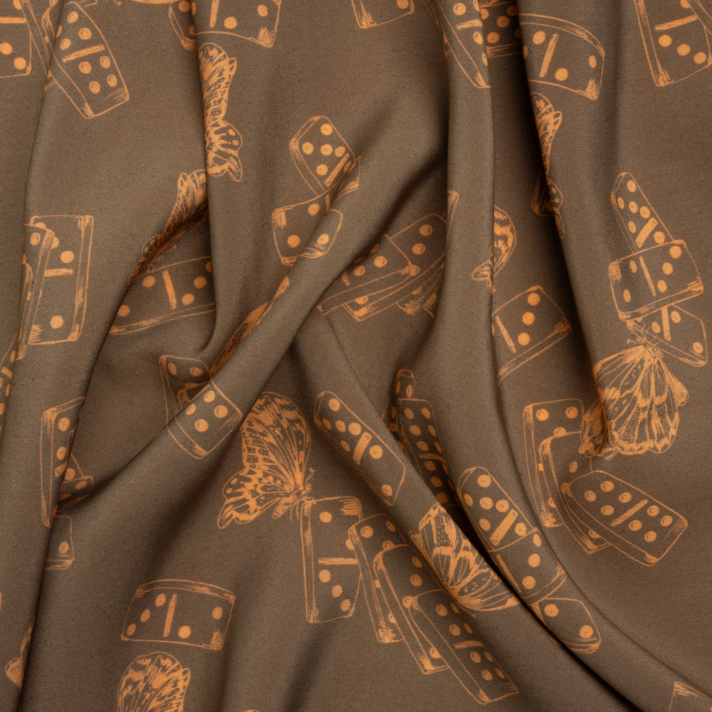 Mood Exclusive Ripple Effect Sustainable Viscose and Polyester Poplin