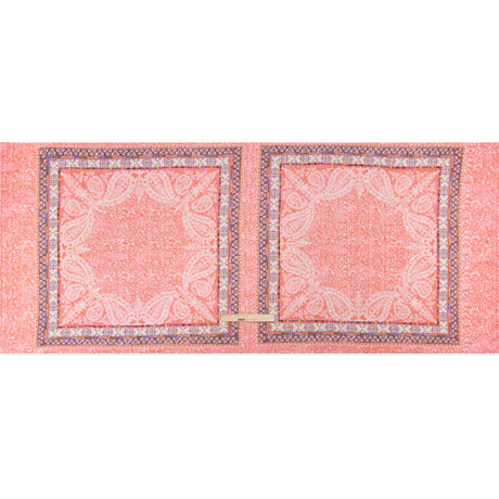 Mood Exclusive Pink Bandana Bonanza Metallic Striped Viscose Dobby