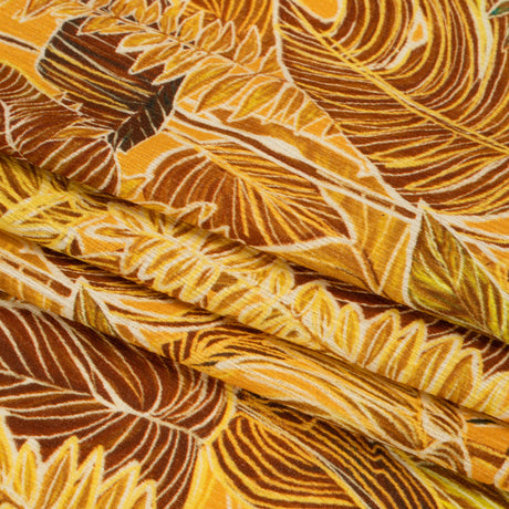 Mood Exclusive Goldenrod Tropic of Capricorn Slubbed Gauzy Cotton Woven