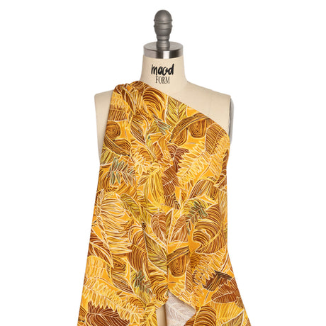 Mood Exclusive Goldenrod Tropic of Capricorn Slubbed Gauzy Cotton Woven